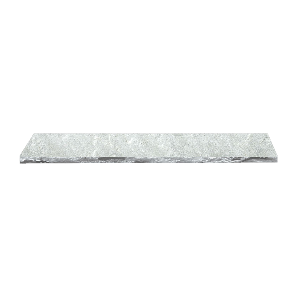 Pearl Grey Natural Cleft Sandstone Tread - 12" x 48" x +/- 2"