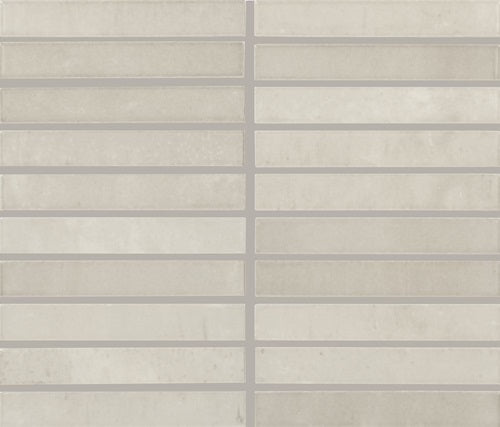 Daltile Miramo MR44 Pearl Microban Glossy Ceramic Mosaic — Stone