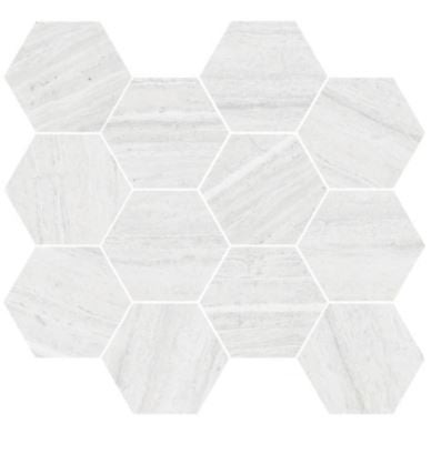 Eleganza Coastline Moderne Pebble Beach Matte Porcelain Mosaic — Stone ...