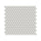 Full Sheet Sample - Soho Halo Grey Penny Round Ceramic Mosaic - 11.5" x 11.5" x 6 MM Glossy