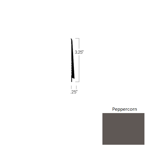 Johnsonite Peppercorn TDC-TB1-3 1/4X75