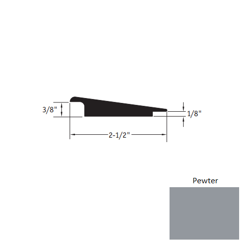 Johnsonite Pewter CTA-38-K