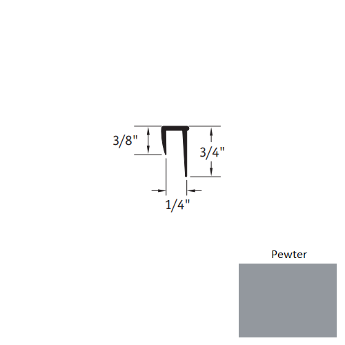 Johnsonite Pewter CCC-38-C