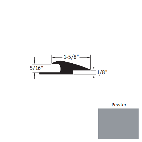Johnsonite Pewter CTA-38-D