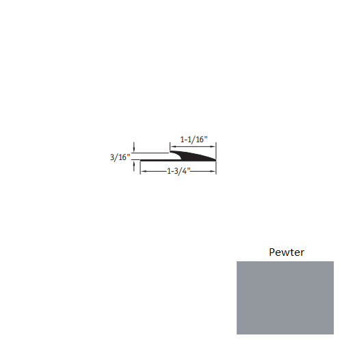 Johnsonite Pewter EG-38-J