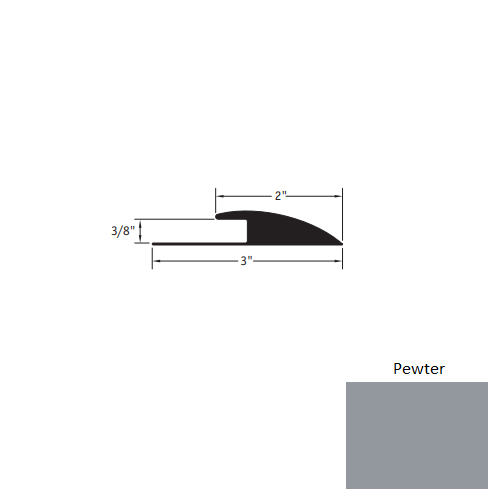 Johnsonite Pewter EG-38-W