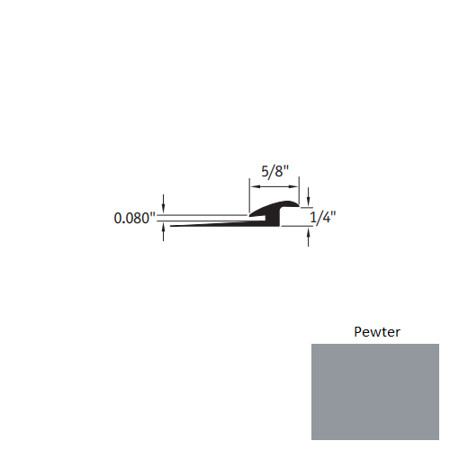 Johnsonite Pewter SLT-38-C