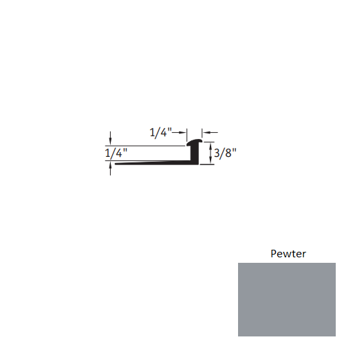 Johnsonite Pewter SLT-38-F