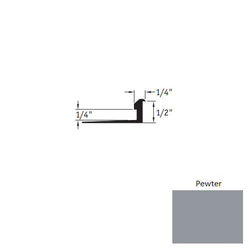 Johnsonite Pewter SLT-38-G