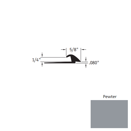 Johnsonite Pewter SLT-38-H