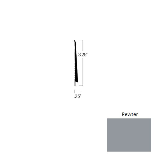 Johnsonite Pewter S102676-38-WB0004-TDC3