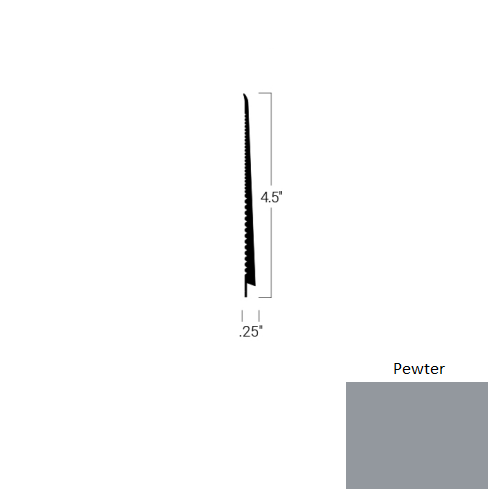 Johnsonite Pewter TDC-38-4 1/2X75
