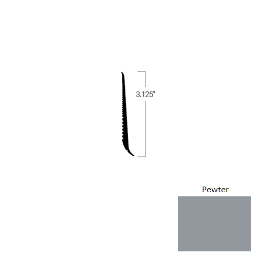 Johnsonite Pewter TDCR-38-3 1/8X75