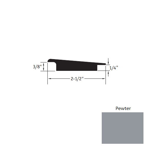 Johnsonite Pewter CTA-38-L