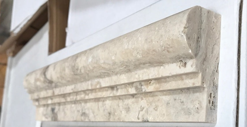 Stone Chair Rails Philadelphia Travertine 2 1/2