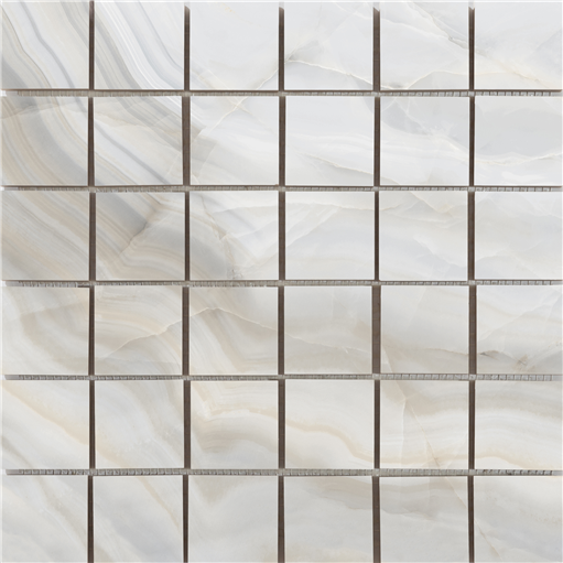 Happy Floors Athena Plata Natural & Polished Porcelain Mosaic — Stone ...
