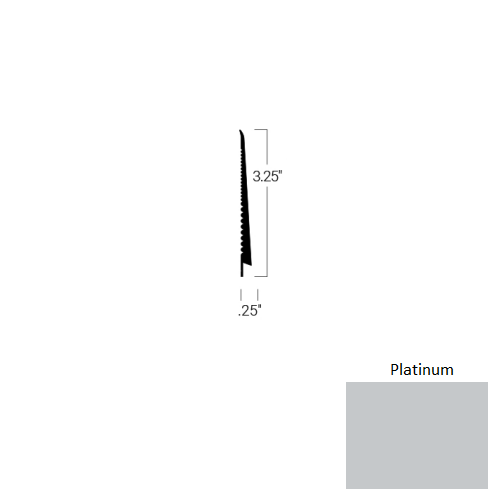 Johnsonite Platinum TDC-21-3 1/4X75