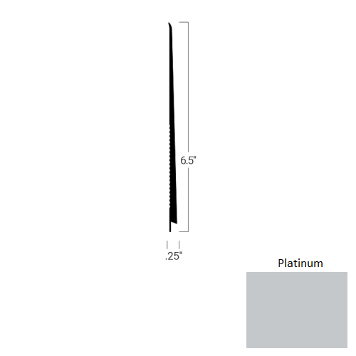 Johnsonite Platinum TDC-21-6 1/2X75