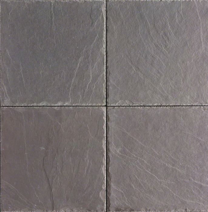 Full Tile Sample - Plum Slate Tile - 12" x 12" x 3/8" Chiseled