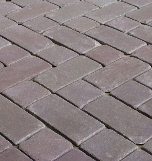 Full Tile Sample - Plum Slate Tile - 3" x 12" x 3/8" Tumbled