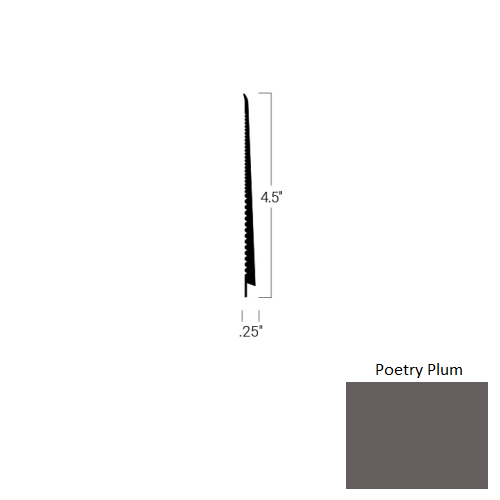 Johnsonite Poetry Plum TDC-TG9-4 1/2X75