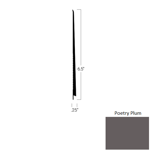 Johnsonite Poetry Plum TDC-TG9-6 1/2X75