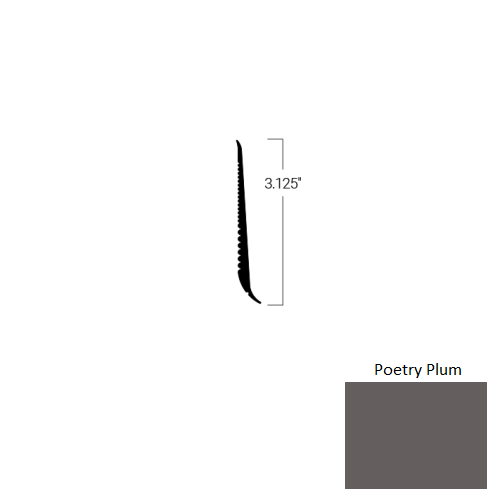 Johnsonite Poetry Plum TDCR-TG9-3 1/8X75