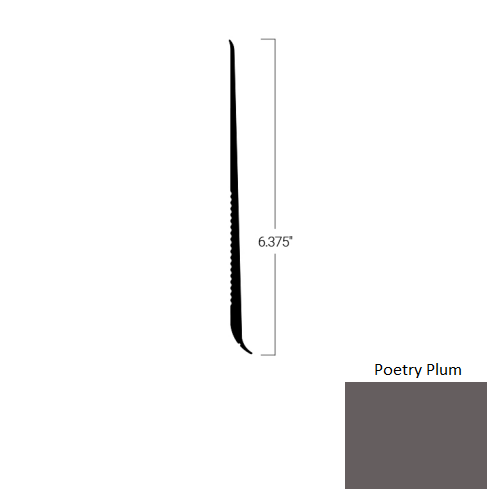 Johnsonite Poetry Plum TDCR-TG9-6 3/8X75