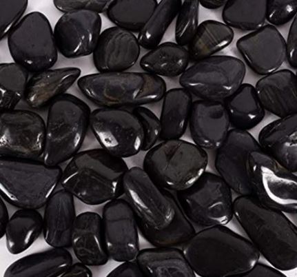 Black Polished Natural Stone Pebble | Lowest Price — Stone & Tile ...