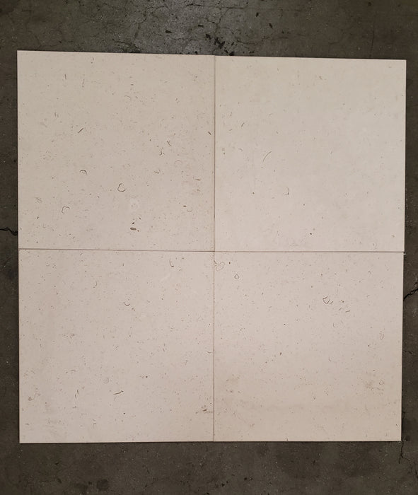 Sinai Cream Marble Tile - 18" x 18" Polished