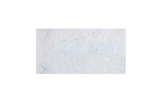 Full Tile Sample - Premium Bianco Carrara Porcelain Tile - 12" x 24" x 3/8" Glossy