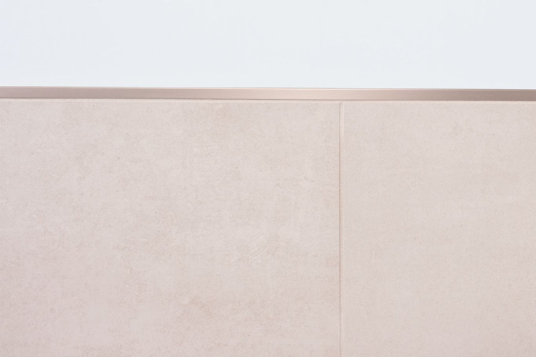 Q125ABGBK Brushed Antique Bronze Anodized Aluminum Tile Edging Trim