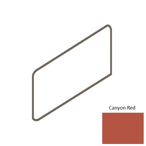 American Olean Quarry Tile 0Q01 Canyon Red Bullnose Outcorner Right — Stone & Tile Shoppe, Inc.