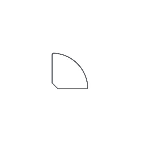Shaw Color 1101 01101 Prefinished Quarter Round | Lowest Price — Stone ...