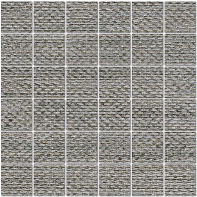 Full Sheet Sample - Craft Quilt Porcelain Mosaic - 2" x 2" Matte & Textured