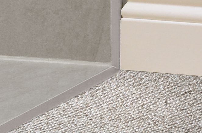 ATK80ABGB Brushed Antique Bronze Anodized Aluminum Metal Tile Edging Trim