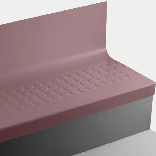 johnsonite angle fit rubber stair tread with integrated riser Johnsonite Salsa Raised Round Rubber Moulding / Trim