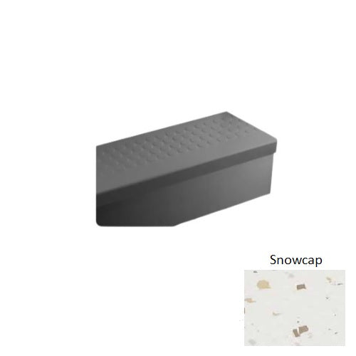 Tarkett Johnsonite Snowcap Angle Fit Speckled Stair Tread without Riser ...