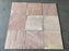Radiant Red Sandstone Tile - 12" x 12" x 1/4" - 3/4" Natural Cleft Face, Gauged Back