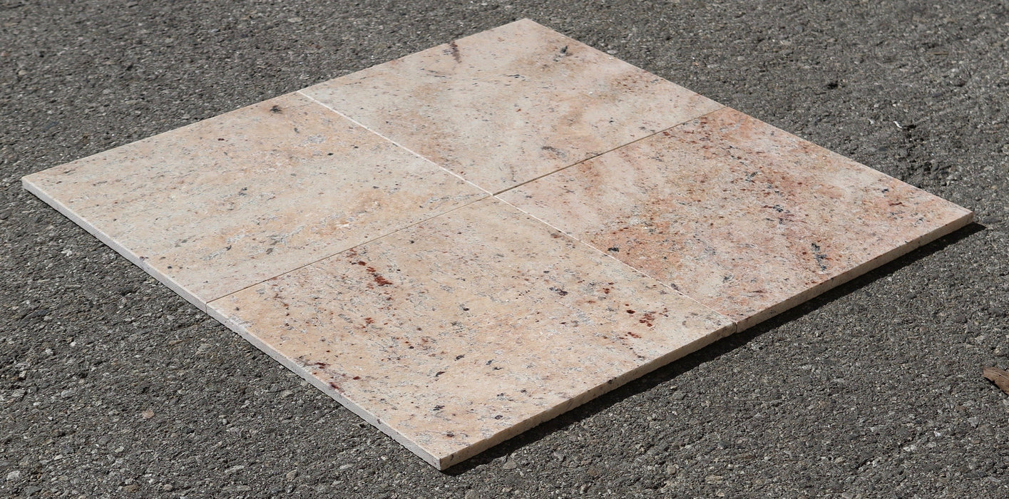 Raja Pink Granite Tile - 12" x 12" x 3/8"