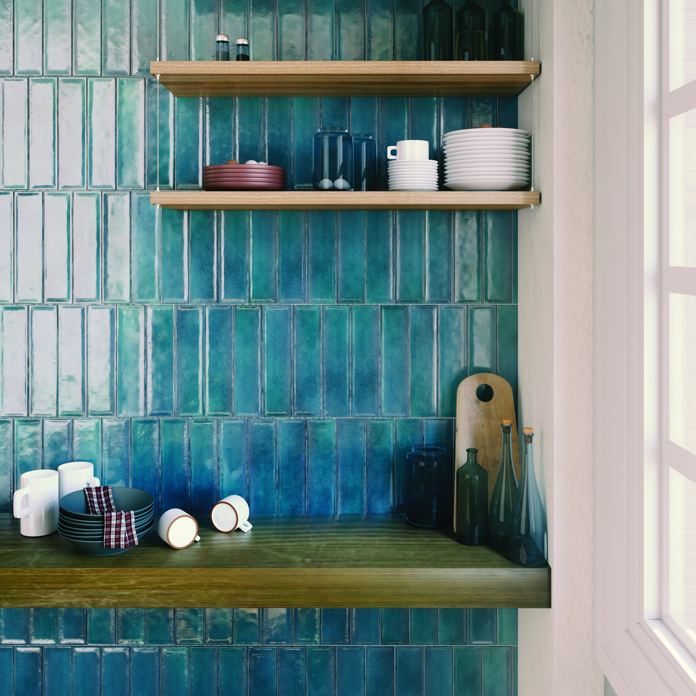 Emser Raku Blue Emser Raku Blue Glossy Ceramic Tile | Lowest Price — Stone & Tile ...