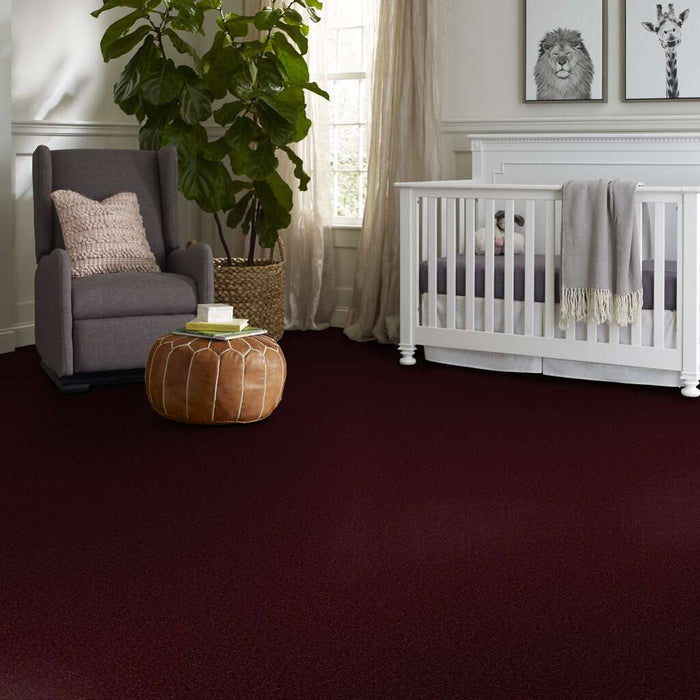 Queen Harborfields III 12' Raspberry 00804 Textured Nylon