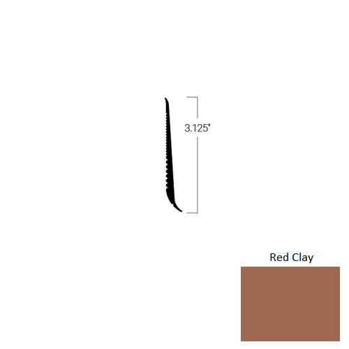 Johnsonite Red Clay TDCR-VL9-3 1/8X75