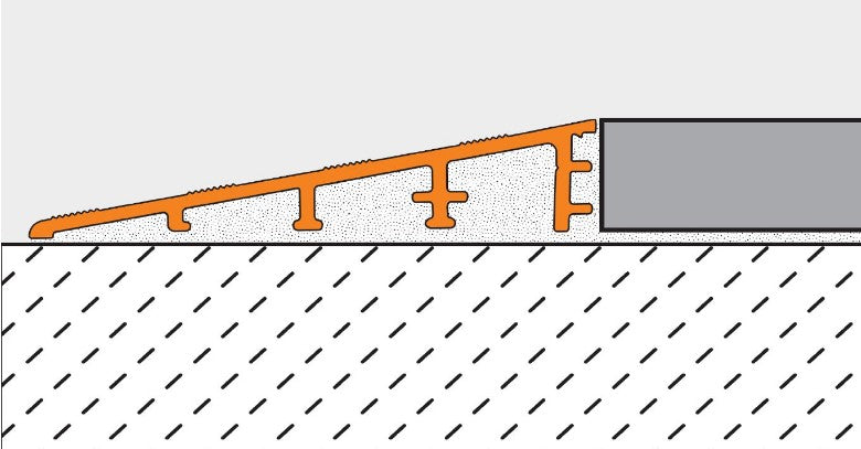 AERPK125B65 Satin Anodized Aluminum 1/2" x 8' 2 1/2"