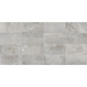 Reused Lt Grey Matte Porcelain Tile - 12" x 24"