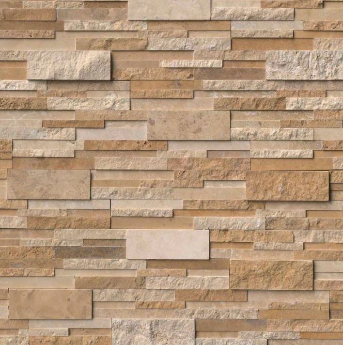 Rockmount Stacked Stone Panels Casa Blend 3D LPNLTCASBLE624-MULTI