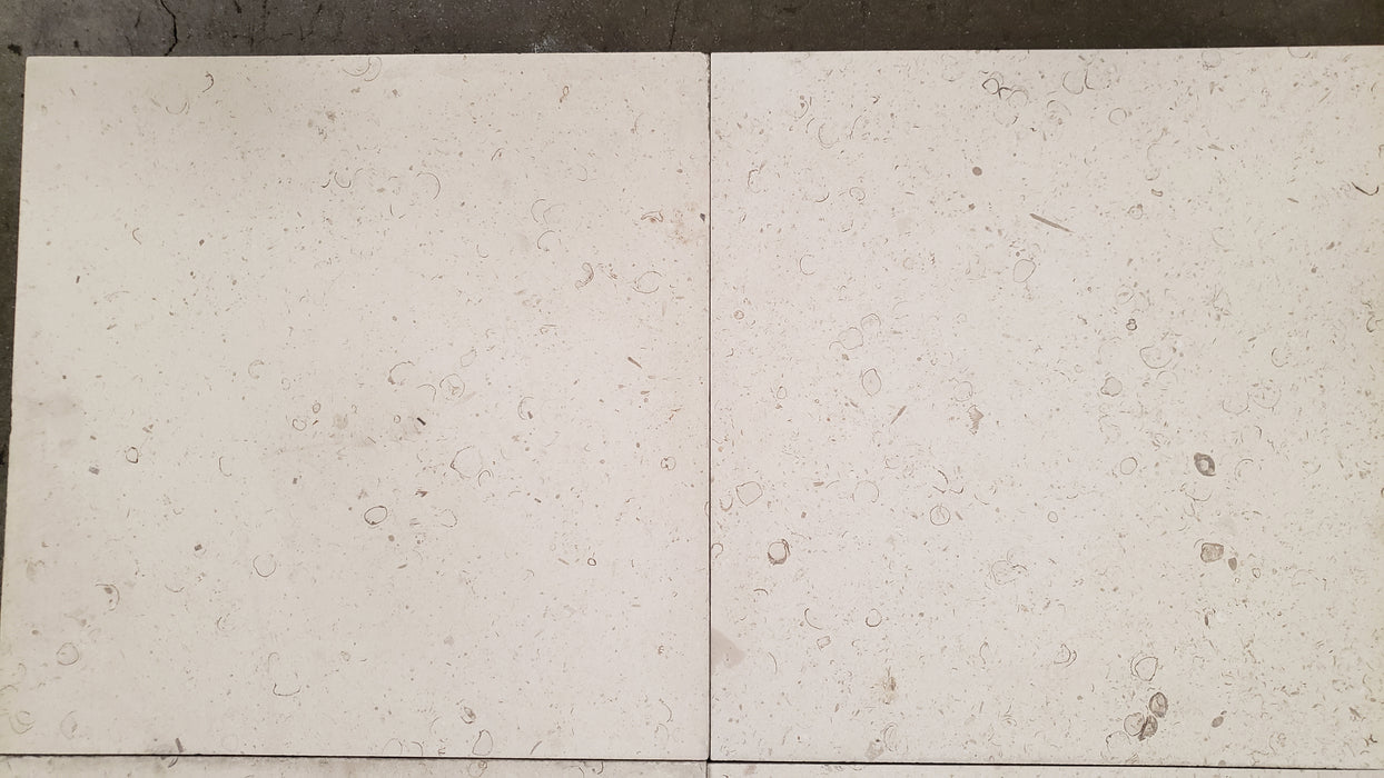 Rosal Limestone Tile - 18" x 18" x 5/8" Honed