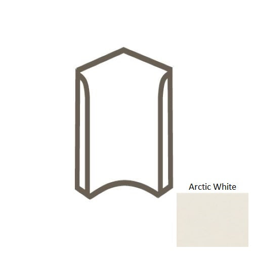 Keystones Unglazed Mosaic Arctic White D617