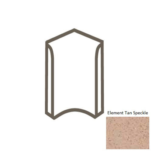 Keystones Unglazed Mosaic Element Tan Speckle D175