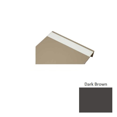 Johnsonite Dark Brown PVIRNRDTR-44-6-SQ